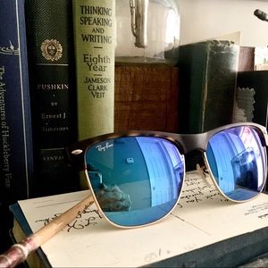 Havana Blue mirror RayBan clubmasters!